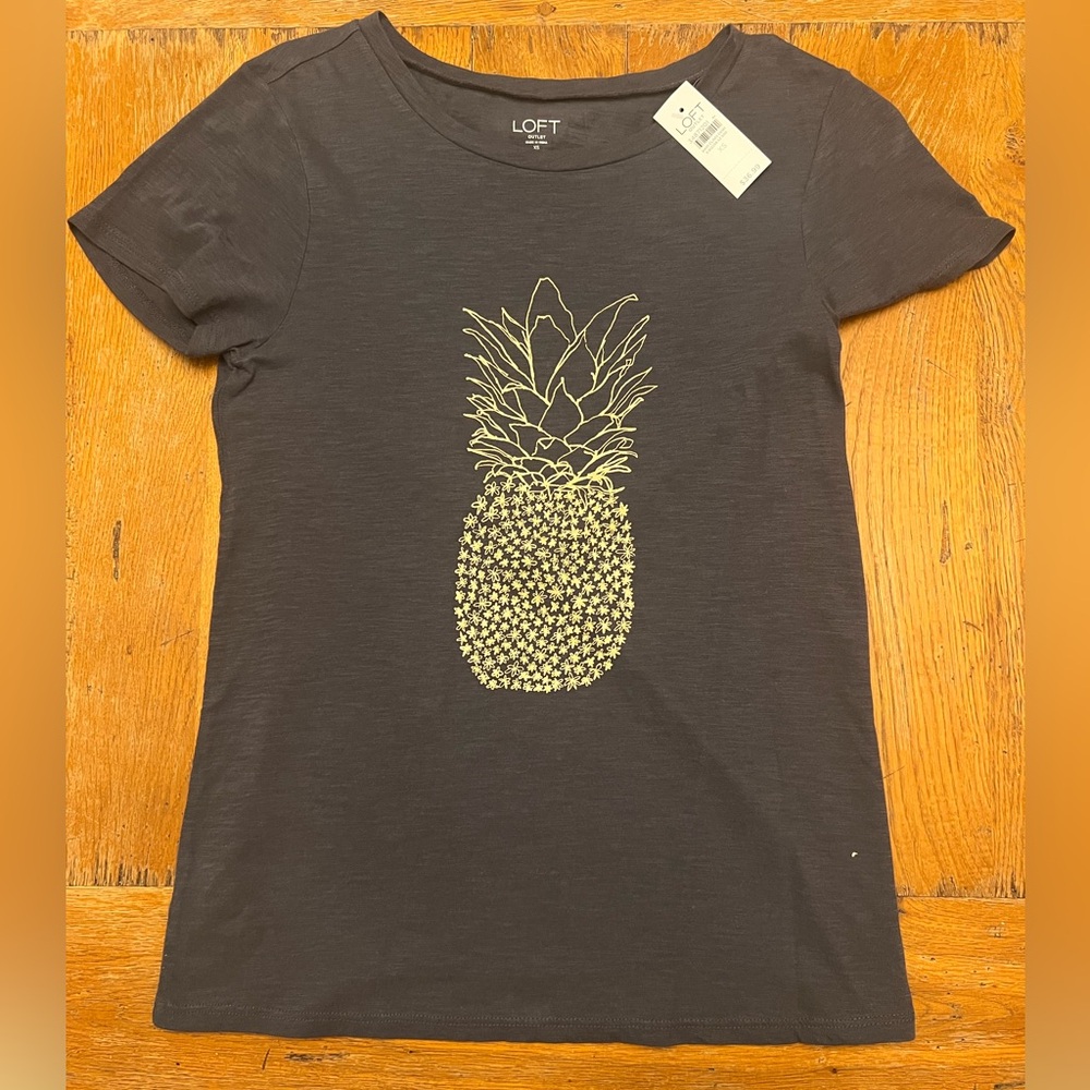 LOFT outlet Dark Gray Women’s Tee XS